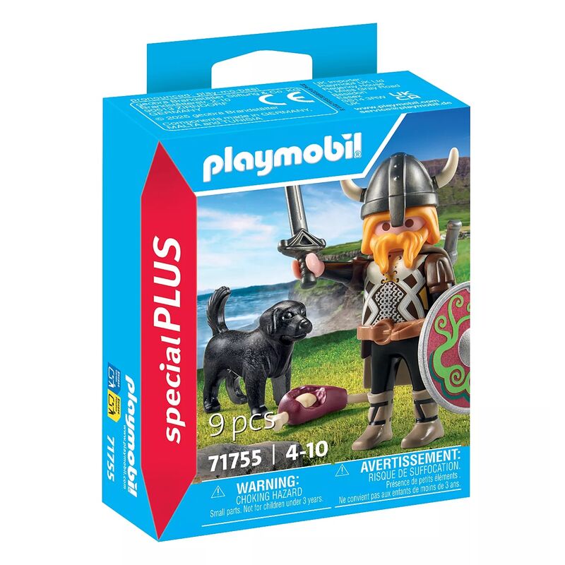 Playmobil - vikingo con perro guardián