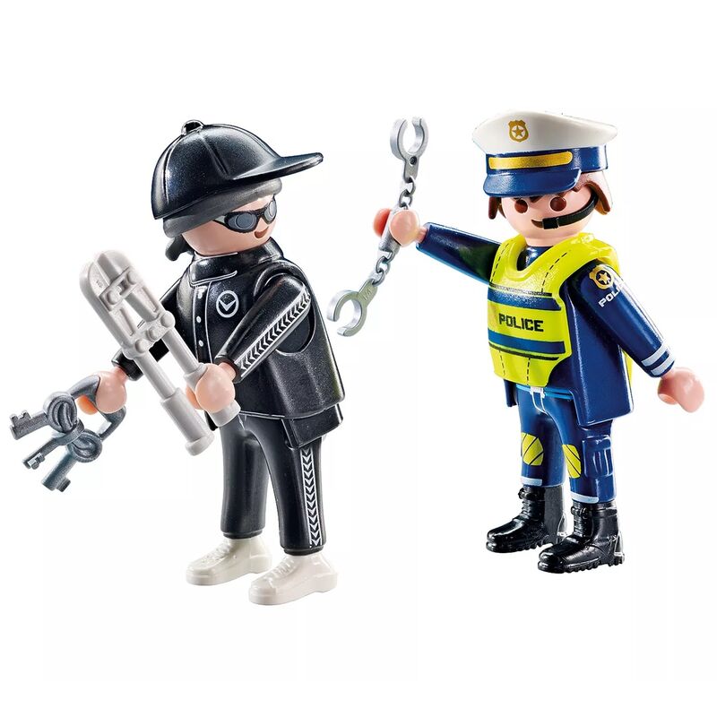 Playmobil duo pack - policía y ladrón