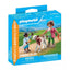 Playmobil duo pack - granjera con ternero