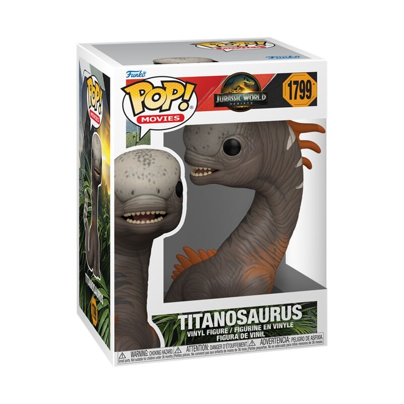 Funko pop! jurassic world: el renacer  titanosaurus