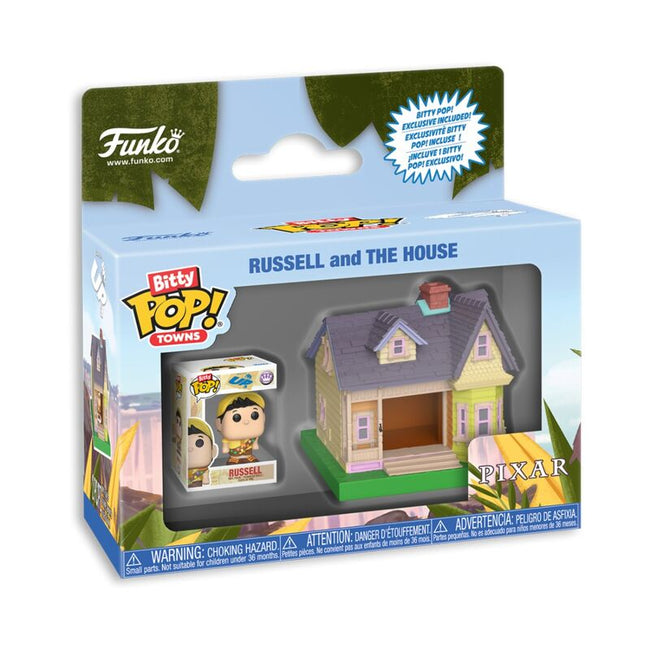 Funko bitty pop! town: up - russell con casa Hover Image