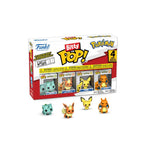Funko bitty pop! pokémon  bulbasaur, flareon, pichu y charizard
