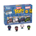 Funko bitty pop! marvel: spider-man - miles morales, ghost-spider, spider-man (2099), spider-man (traje de sigilo)