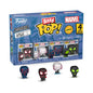 Funko bitty pop! marvel: spider-man - miles morales, ghost-spider, spider-man (2099), spider-man (traje de sigilo)