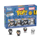 Funko bitty pop! marvel: spider-man - venom, anti-venom, she-venom, spider-man (dibujo)