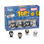 Funko bitty pop! marvel: spider-man - venom, anti-venom, she-venom, spider-man (dibujo)