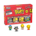 Funko bitty pop! the simpsons - rasca, abuelo simpson, lisa simpson, fallout boy