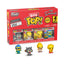 Funko bitty pop! the simpsons - rasca, abuelo simpson, lisa simpson, fallout boy