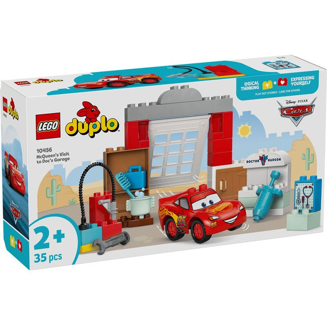 Lego duplo disney: cars - visita de mcqueen al taller de doc Hover Image