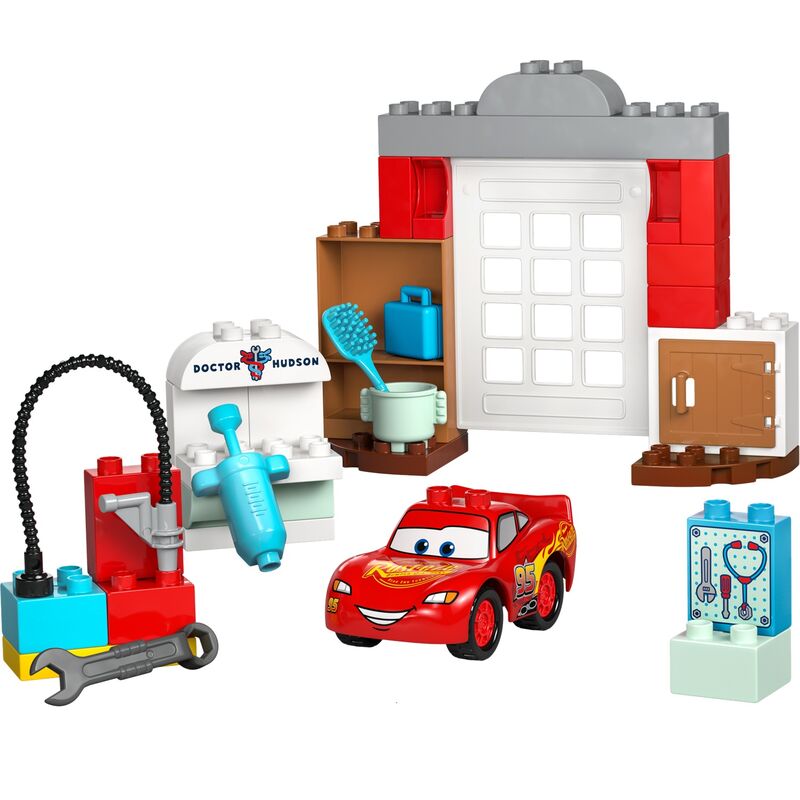 Lego duplo disney: cars - visita de mcqueen al taller de doc