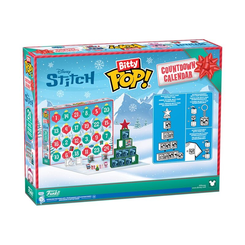 Funko bitty pop! disney: stitch  calendario de adviento