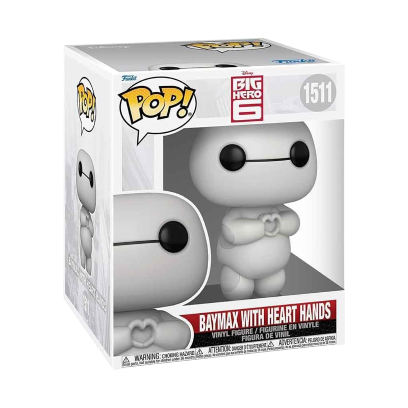 Funko pop! disney: big hero 6 - baymax (manos de corazón)