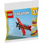 Lego creator: 3 en 1 - avión rojo clásico