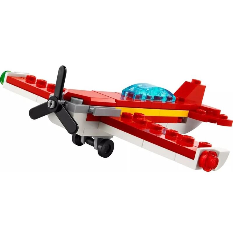 Lego creator: 3 en 1 - avión rojo clásico