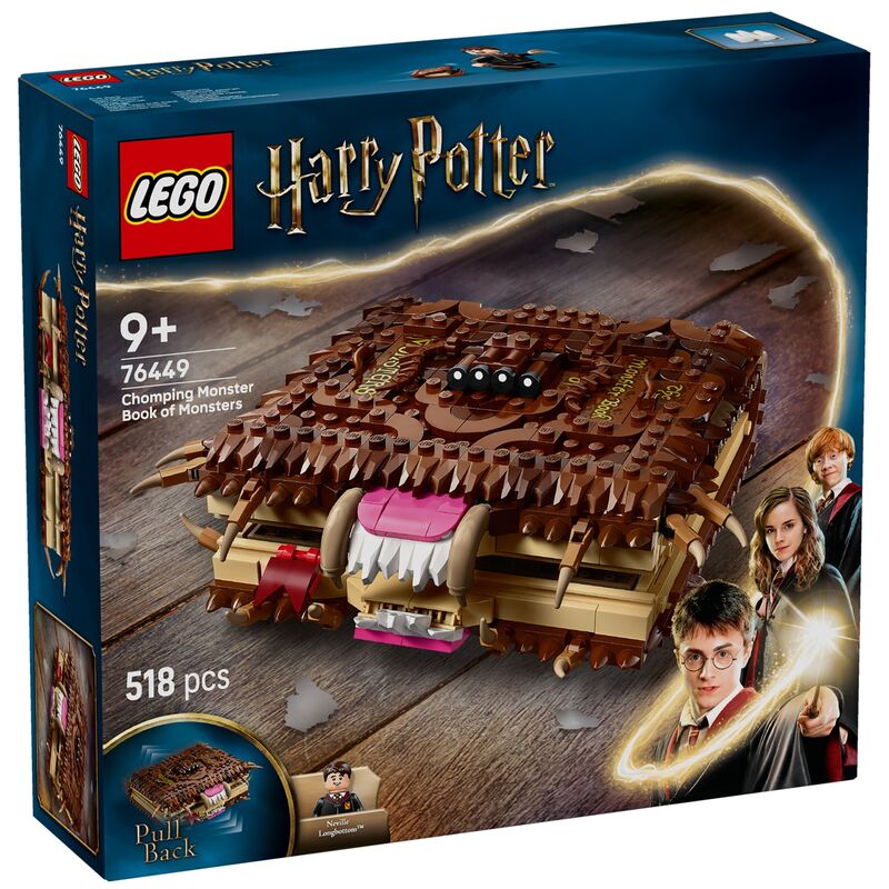 Lego harry potter - monstruoso libro de los monstruos mordedor