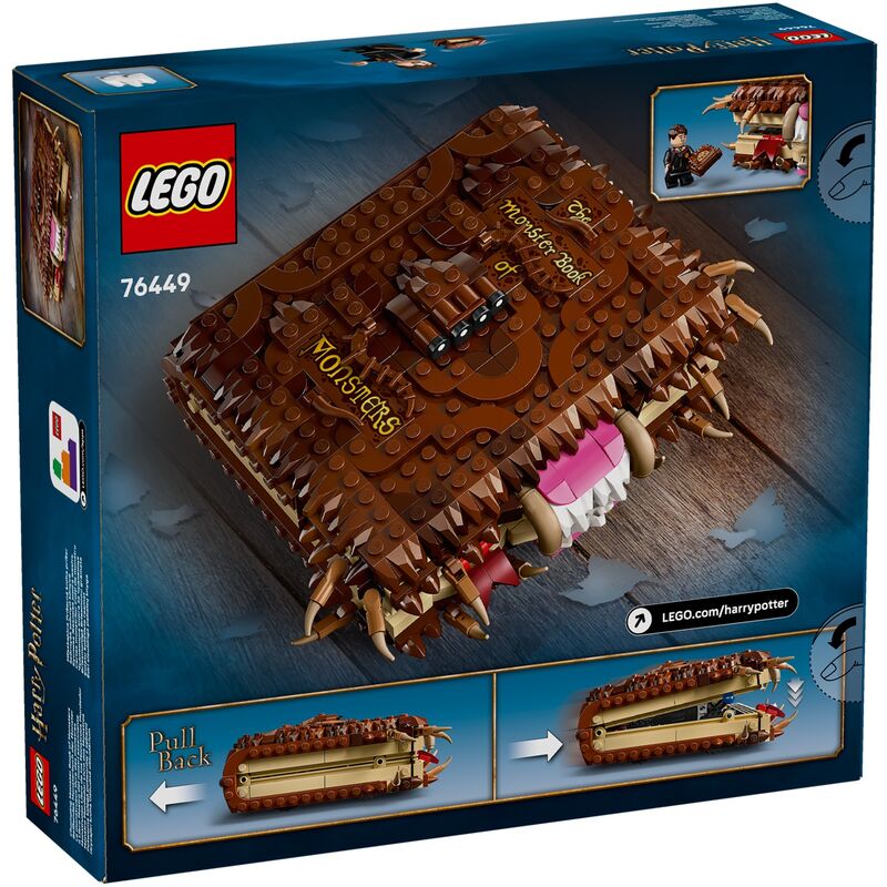 Lego harry potter - monstruoso libro de los monstruos mordedor