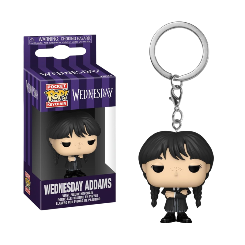 Funko pop! keychain miércoles  miércoles addams