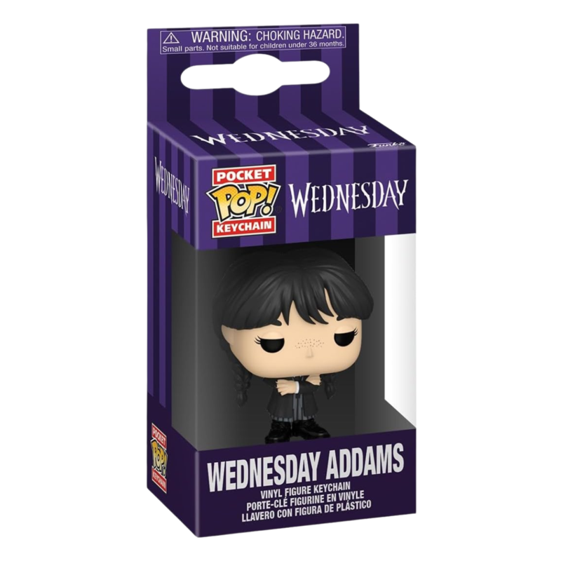 Funko pop! keychain miércoles  miércoles addams