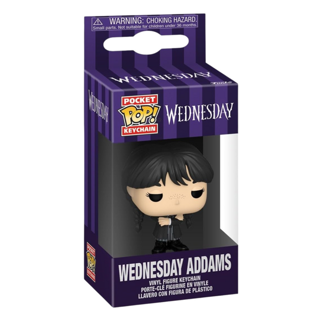 Funko pop! keychain miércoles  miércoles addams Main Image