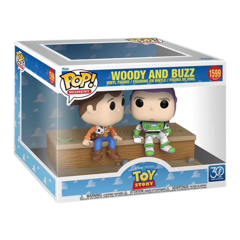 Funko pop! moment: disney toy story 30th - woody con buzz