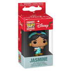 Funko pop! keychain: princesas disney - jasmine (holiday)