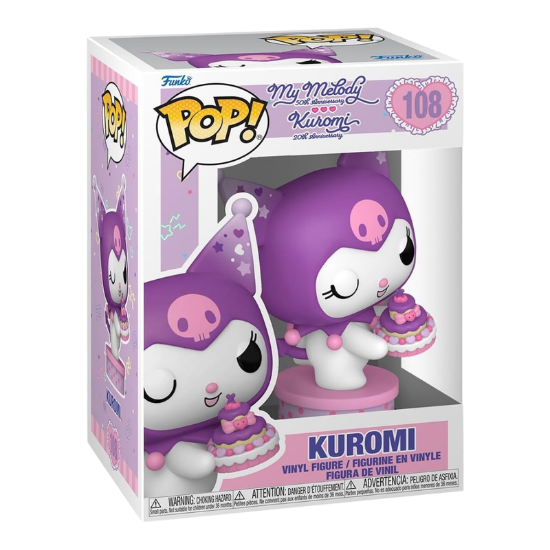 Funko pop! sanrio: hello kitty ? kuromi con tarta