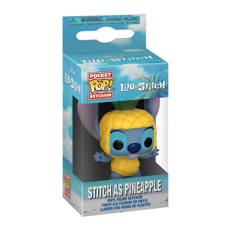 Funko pop! keychain disney - stitch disfrazado de pia