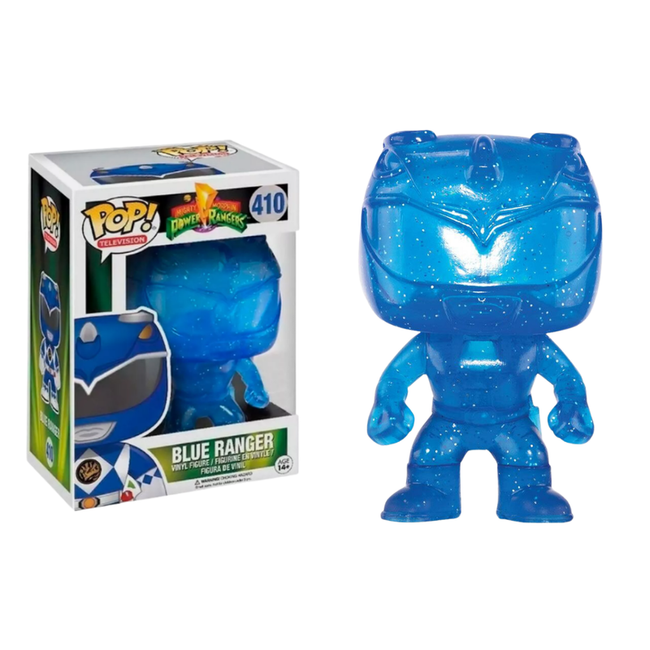 FK12627 Figura exclusiva Power Rangers Pop! television Blue Ranger Morphing Hover Image
