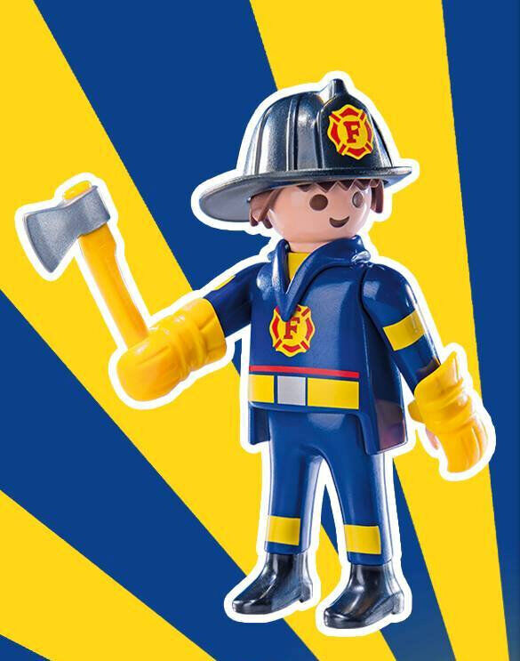 Playmobil - bombero - sobre sorpresa serie 12 nios