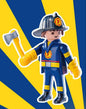 Playmobil - bombero - sobre sorpresa serie 12 nios