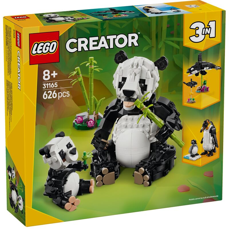 Lego creator: 3en1 - fauna salvaje: familia de pandas