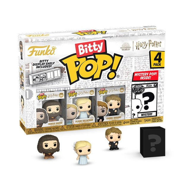 Funko bitty pop! harry potter - rubeus hagrid, fleur delacour, cedric diggory y ? Hover Image