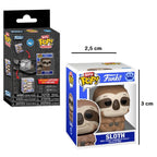 Funko bitty pop! accesorios - pack de perezoso y 3 protectores de pin