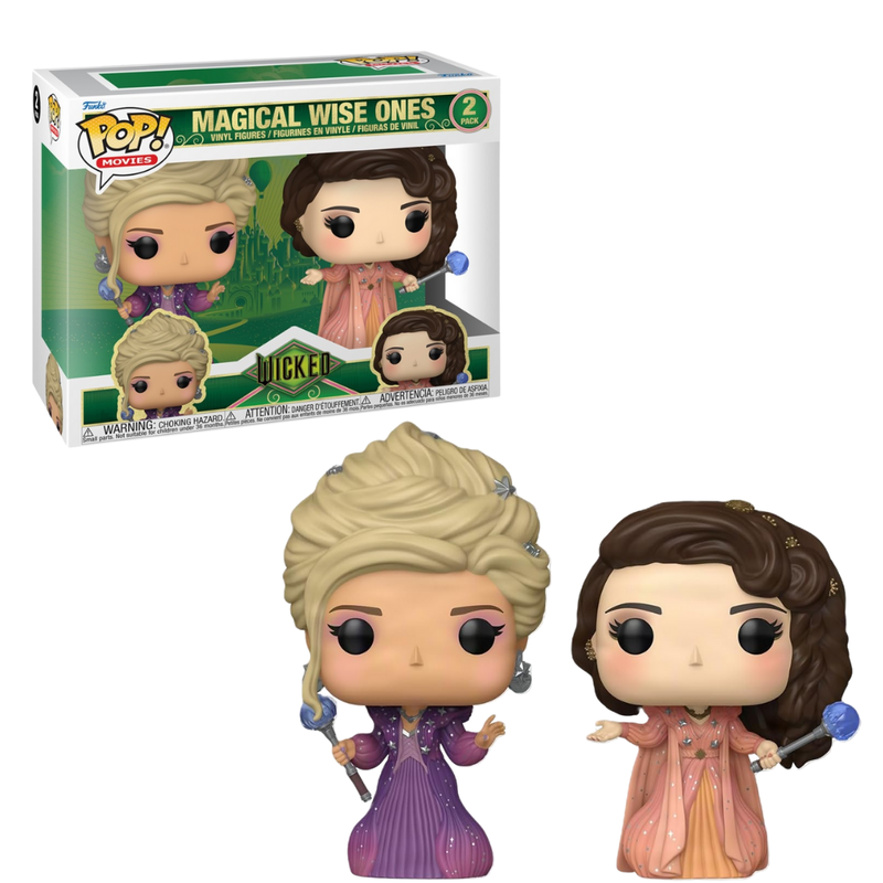 Funko pop! wicked: pack de 2 - mujeres sabias mágicas