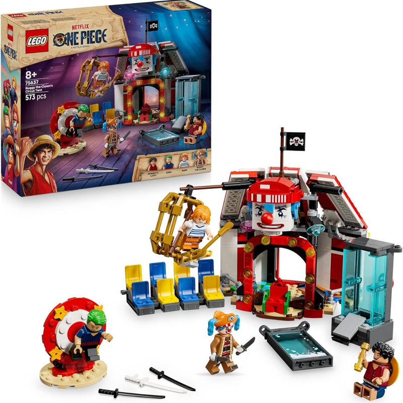Lego one piece - carpa de circo de buggy el payaso