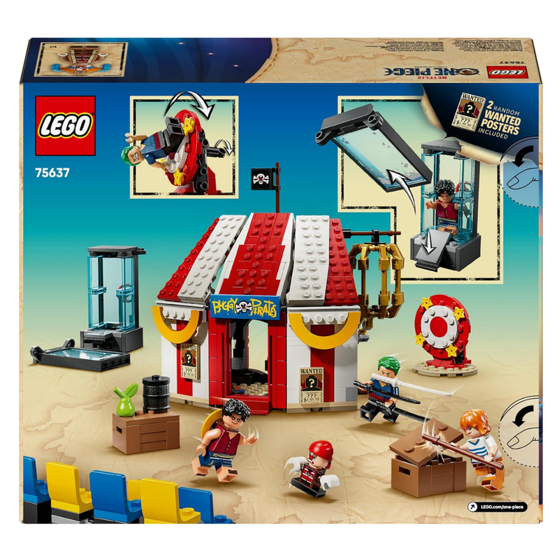 Lego one piece - carpa de circo de buggy el payaso