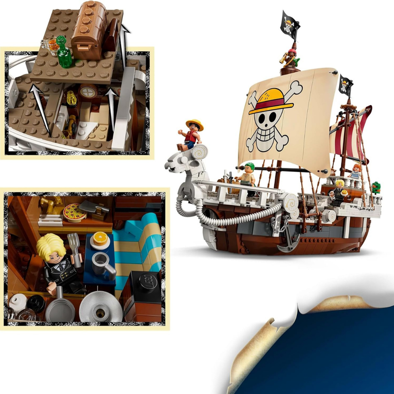 Lego one piece - barco pirata going merry