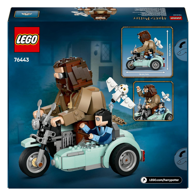 Lego harry potter - viaje en moto de hagrid y harry