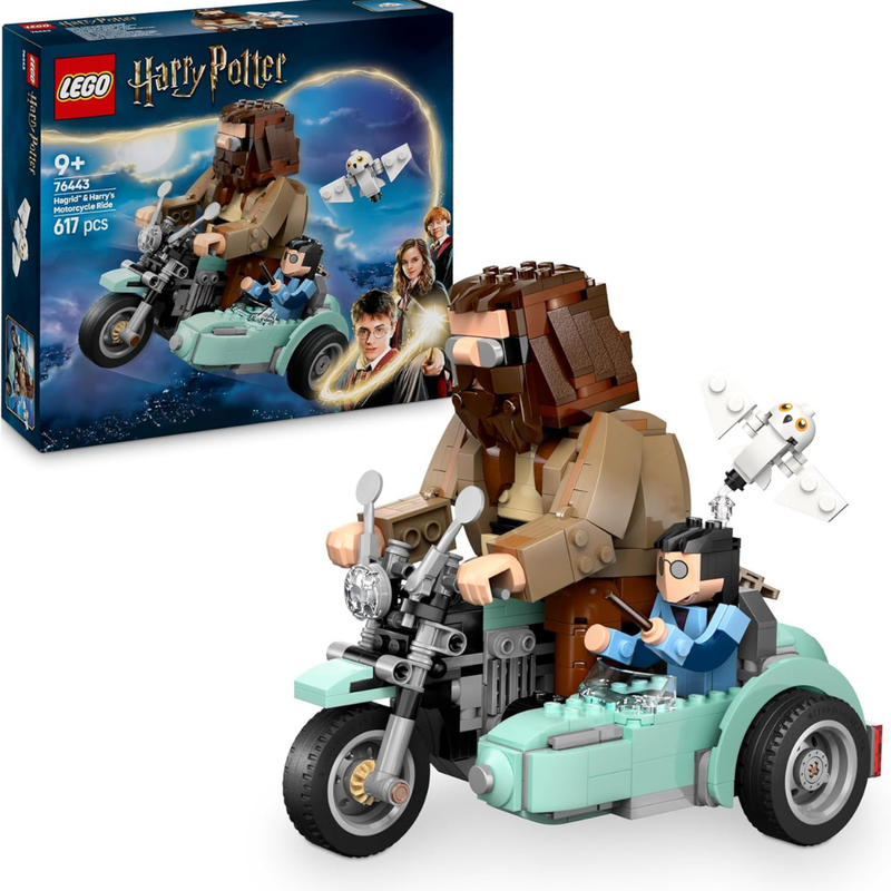Lego harry potter - viaje en moto de hagrid y harry