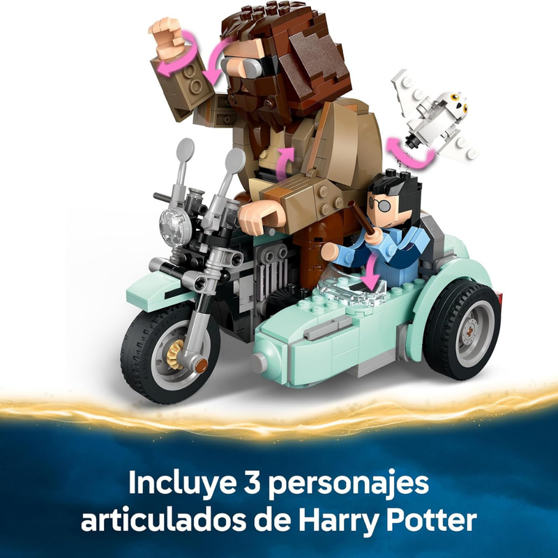 Lego harry potter - viaje en moto de hagrid y harry