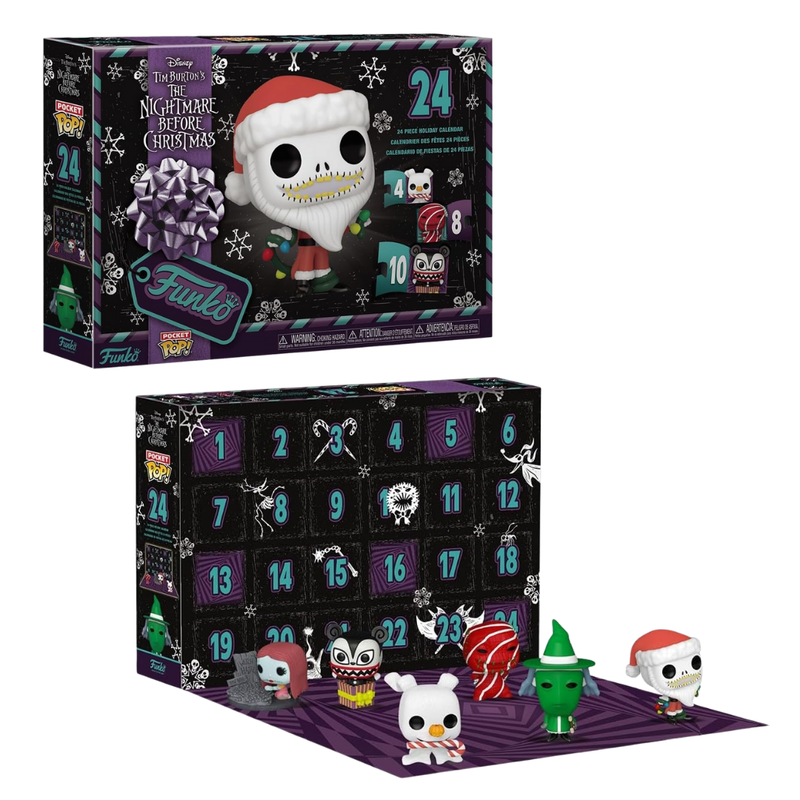 Funko pocket pop! disney: calendario de adviento - pesadilla antes de navidad