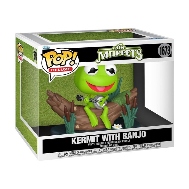 Funko pop! deluxe: the muppets - rana gustavo con el banjo