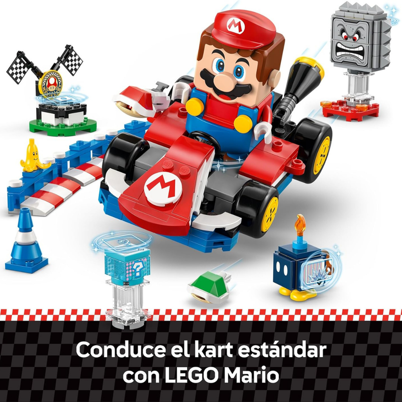 Lego super mario - mario kart interactivo y estandar