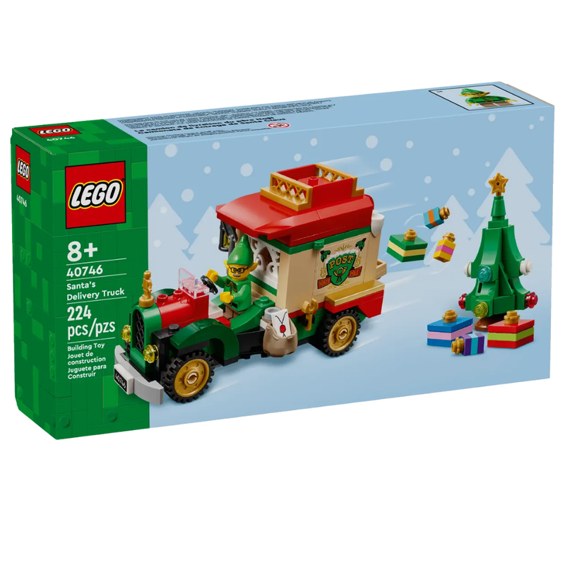 Lego navidad - camión de reparto de papá noel