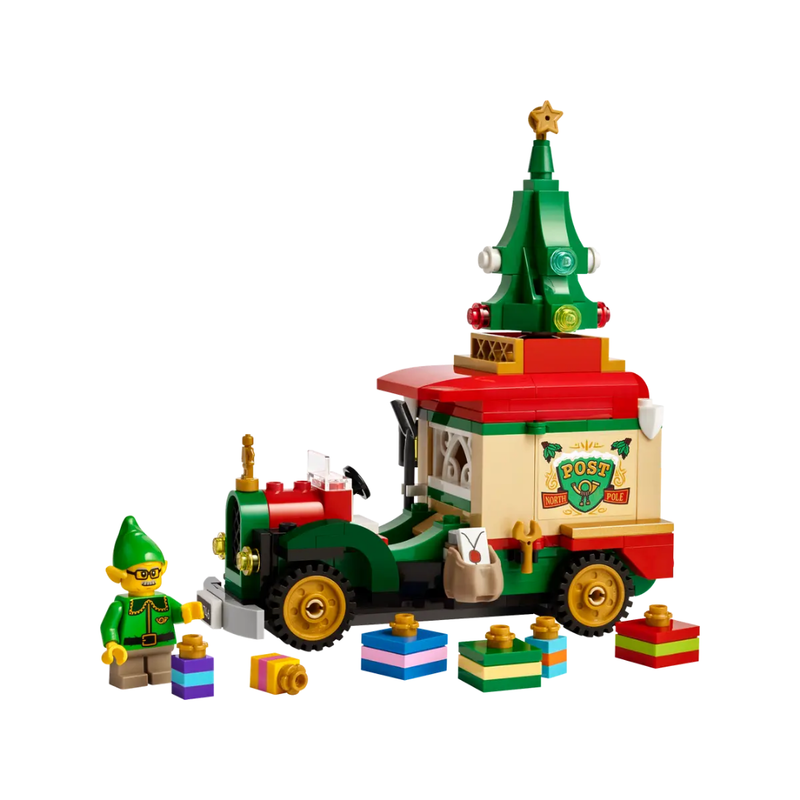 Lego navidad - camión de reparto de papá noel