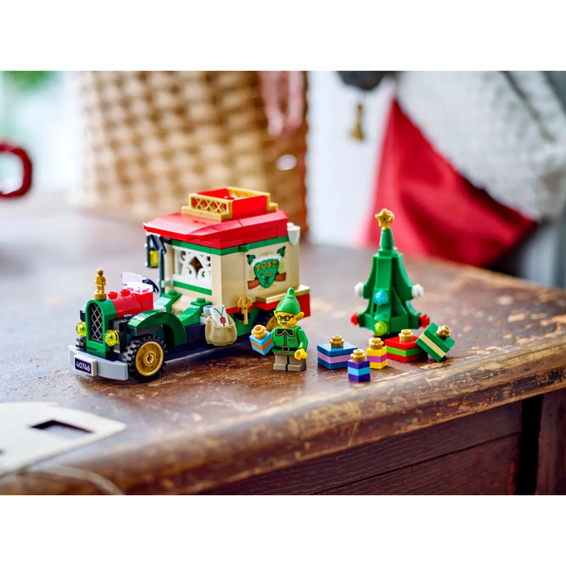 Lego navidad - camión de reparto de papá noel