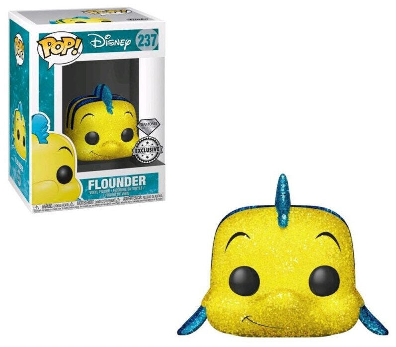 29064 funko pop! disney - figura flounder (glitter) - exclusivo