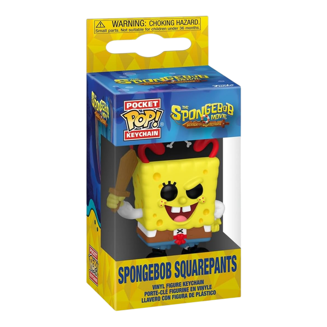 Funko pop! keychain: bob esponja la película - bob esponja pirata Main Image