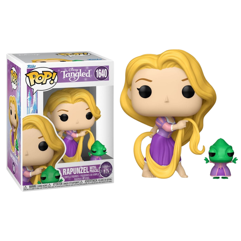 Funko pop! disney: enredados - rapunzel y pascal 15th aniversario