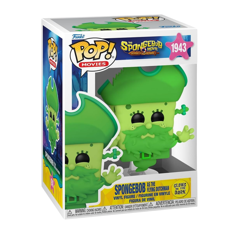 Funko pop! bob esponja la película  bob esponja como el holandes errante (gitd)